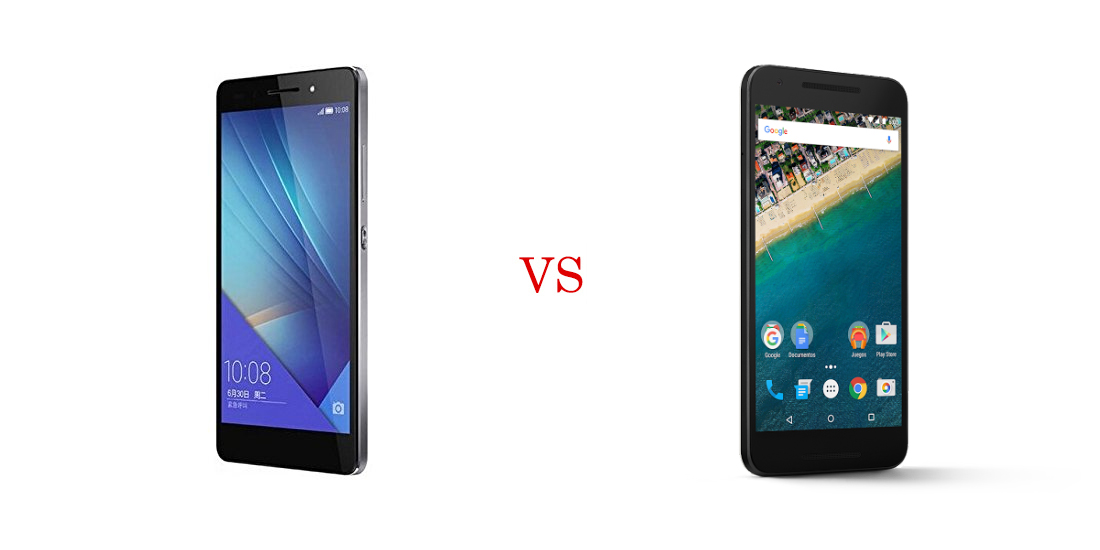 Huawei Honor 7 versus Nexus 5X 5